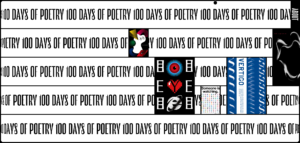 100 DAYS OF POETRYのサイトのファーストビュー